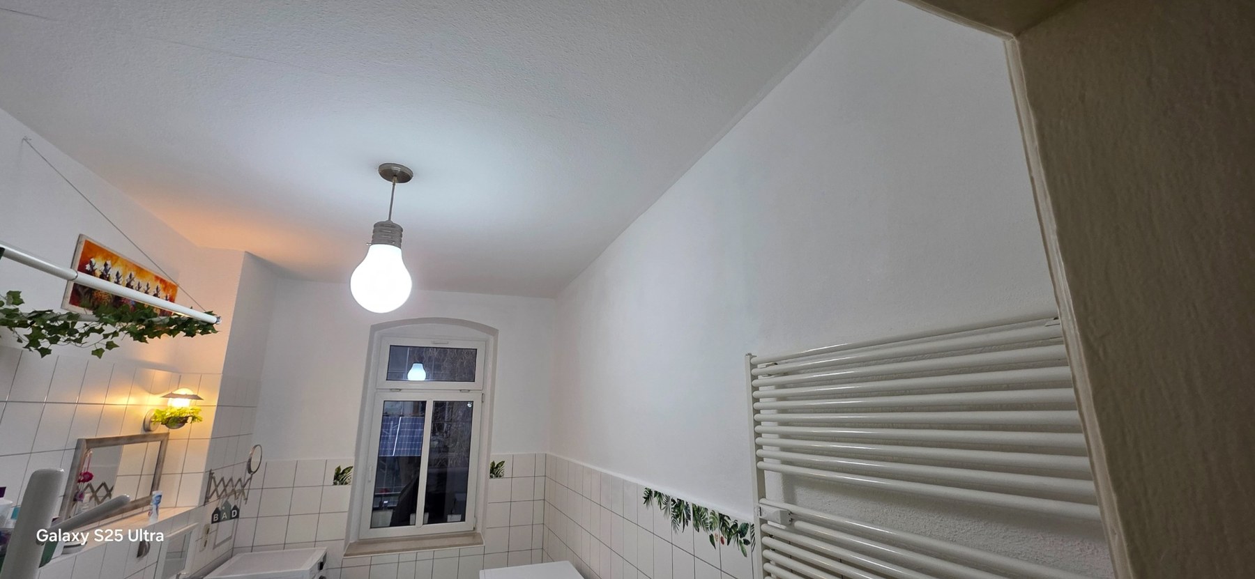 Bad in Dresden-Neustadt nach der Wand- und Deckenbeschichtung