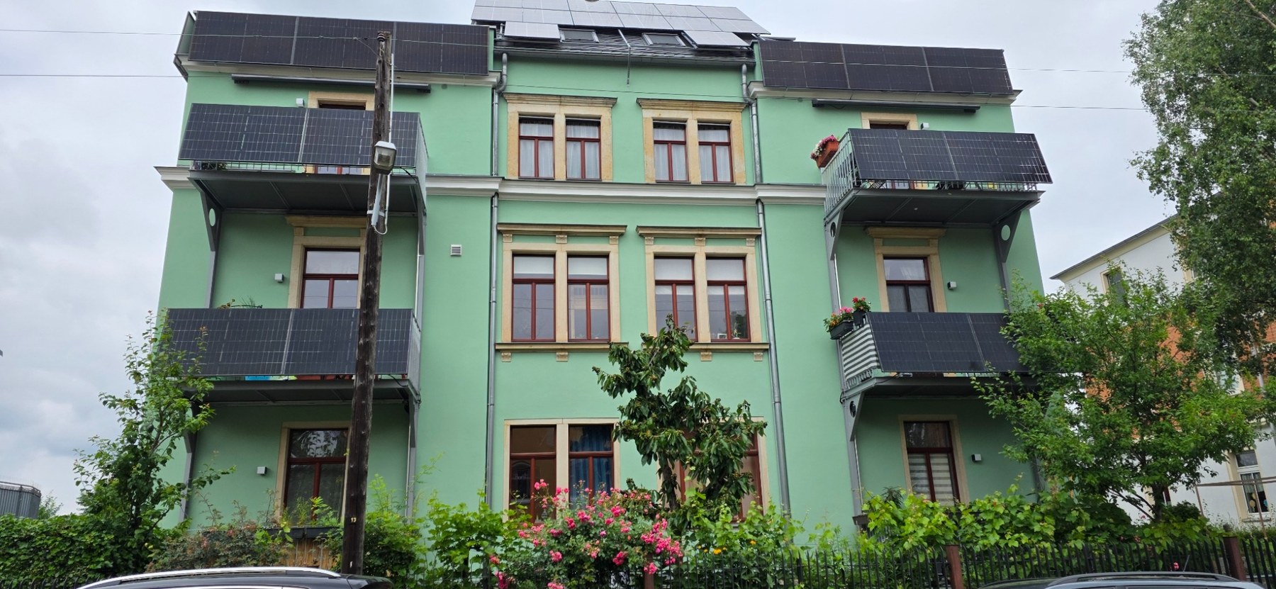 Bestandsfassade in Dresden-Kleinzschachwitz